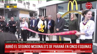 Abri&oacute; el segundo McDonald&acute;s de Paran&aacute; en Cinco Esquinas